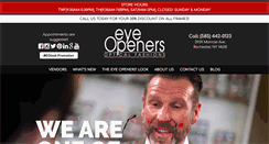Desktop Screenshot of eyeopenersopticalfashions.com